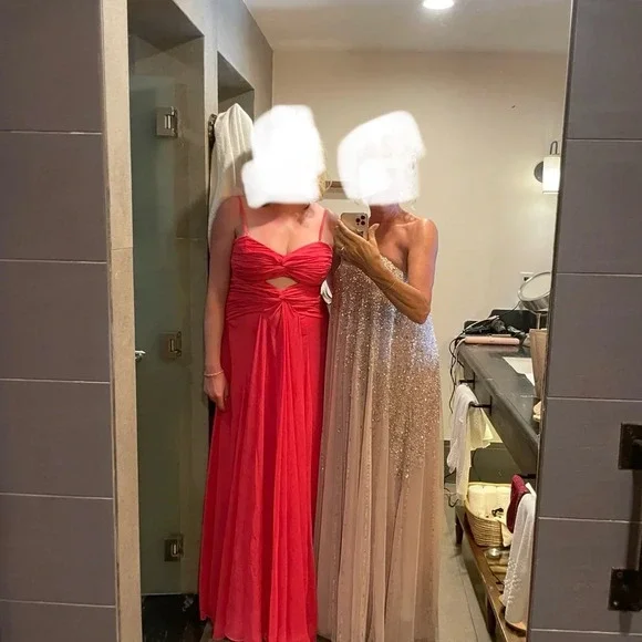 LIKELY Clea Gown in Raspberry Color - Picture 5 of 10